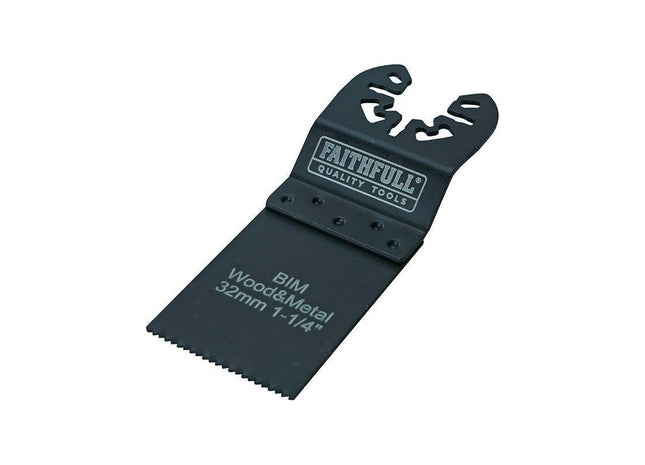 Faithfull Bi-Metal Flush Cut Wood/Metal Blades 32mm (Pack 5) Faithfull - RockBottom Northampton