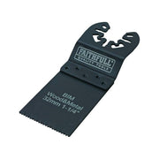 Faithfull Bi-Metal Flush Cut Wood/Metal Blades 32mm (Pack 5) Faithfull - RockBottom Northampton