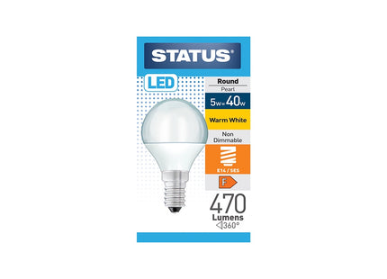 40W Warm White Round SES