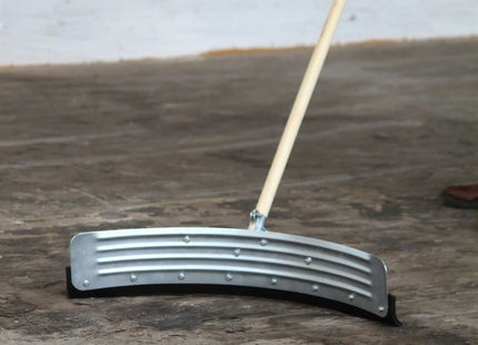Faithfull Heavy-Duty Curved Yard Squeegee 30in (762mm) Faithfull - RockBottom Northampton