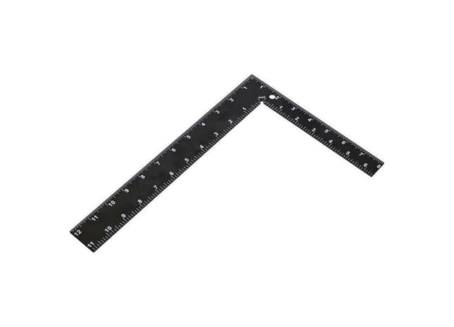 Faithfull Black Steel Roofing Square 200 x 300mm (8 x 12in) Faithfull - RockBottom Northampton