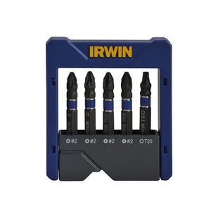 Irwin® Phillips/Pozi/TORX Impact Screwdriver Pocket Bit Set, 5 Piece IRWIN® - RockBottom Northampton