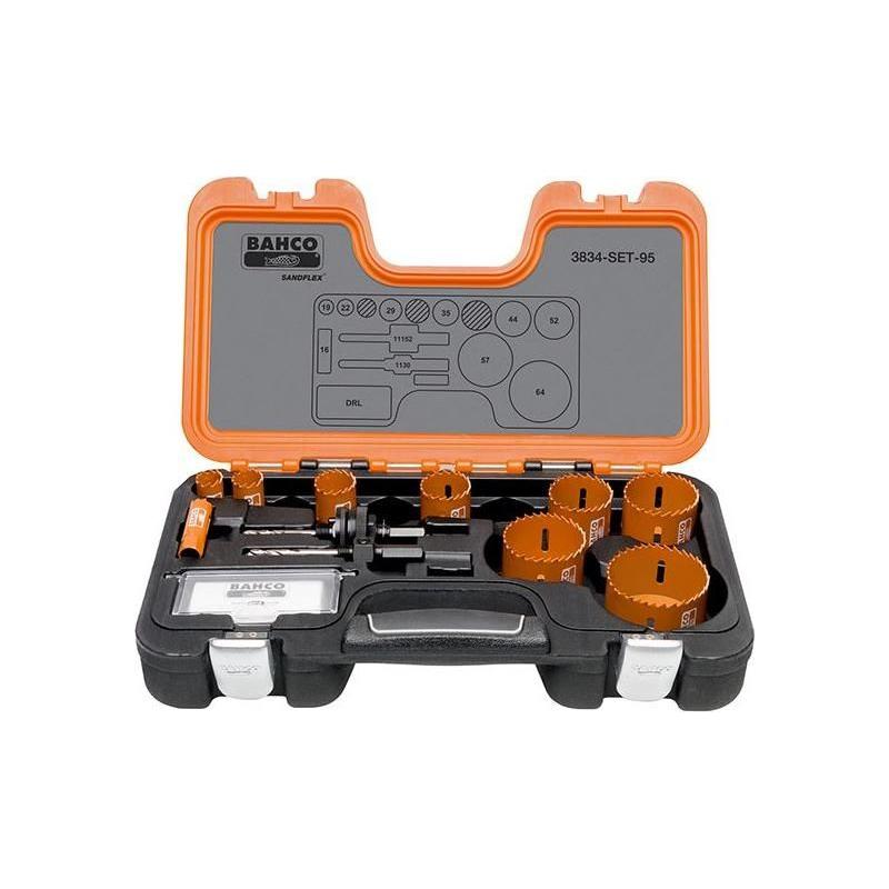 Bahco Professional Holesaw Set 3834-95 Sizes: 16-64mm Bahco - RockBottom Northampton