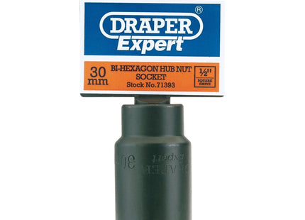 Draper Hub Nut Impact Socket, 1/2" Sq. Dr., 30mm 71393 Draper - Town Tools 