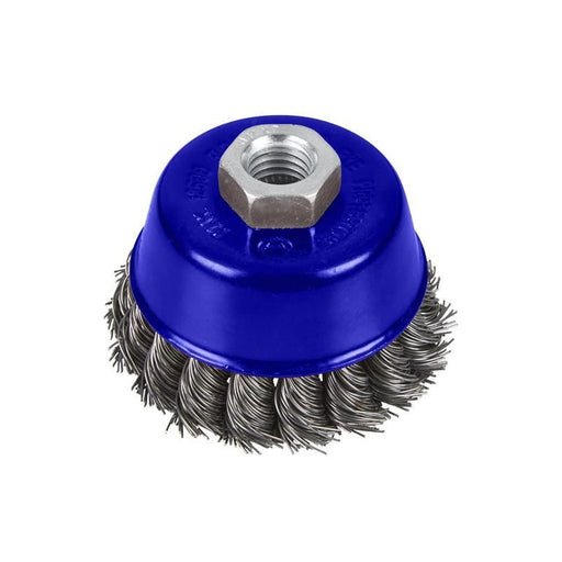 Bluespot Tools Twist Knot Cup Brush 75mm M14 X 2 BlueSpot Tools - RockBottom Northampton