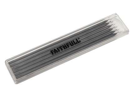 Faithfull Black Pencil Marking Refill Pack, 6 Piece Faithfull - RockBottom Northampton
