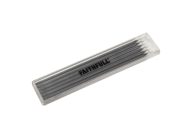 Faithfull Black Pencil Marking Refill Pack, 6 Piece Faithfull - RockBottom Northampton