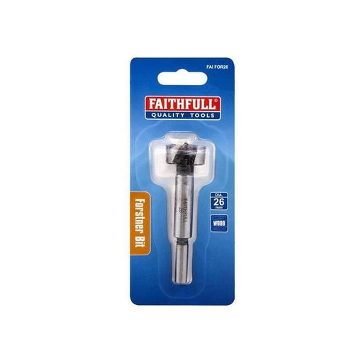 Faithfull Forstner Bit 26mm Faithfull - RockBottom Northampton