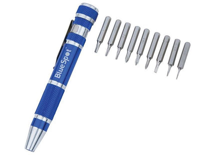 Bluespot Tools 9-in-1 Screwdriver Bit Set BlueSpot Tools - RockBottom Northampton