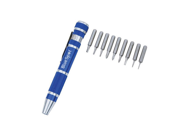 Bluespot Tools 9-in-1 Screwdriver Bit Set BlueSpot Tools - RockBottom Northampton