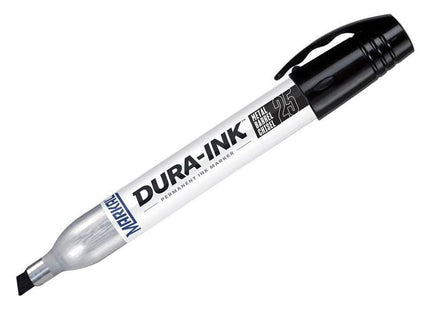 Markal DURA-INK® 25 Ink Felt Tip Marker Black (Card 2) Markal - RockBottom Northampton