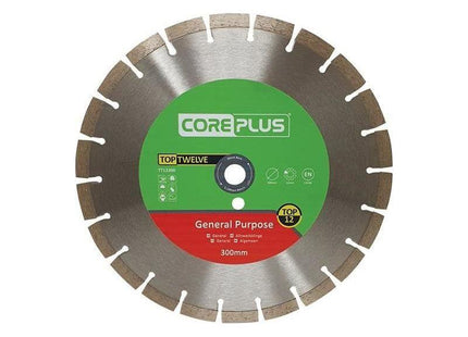 Coreplus Top Twelve General Purpose Diamond Blade 300mm CorePlus - RockBottom Northampton