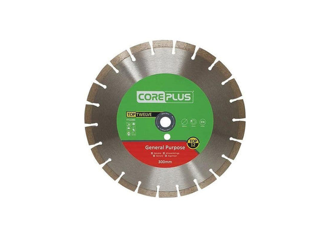 Coreplus Top Twelve General Purpose Diamond Blade 300mm CorePlus - RockBottom Northampton