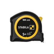 Stabila BM 100 Compact Pocket Tape 5m/16ft (Width 19mm) Stabila - RockBottom Nothampton
