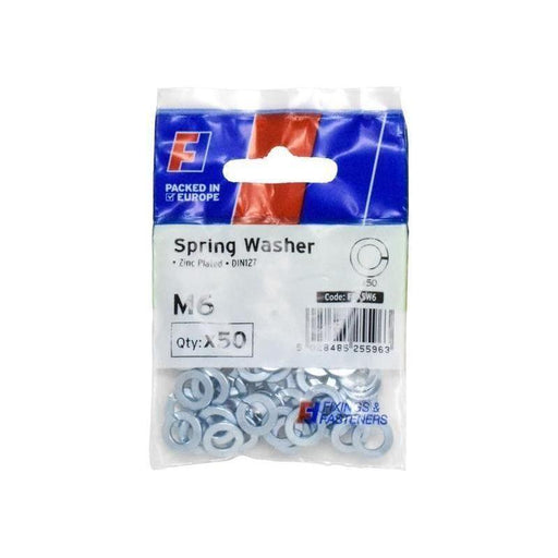 Forgefix Spring Washer M6 ForgePack 50 ForgeFix - RockBottom Northampton
