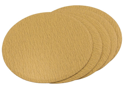 Draper White Aluminium Oxide Sanding Discs, 150mm, 80 Grit (Pack of 5) 83867 Draper - Town Tools 