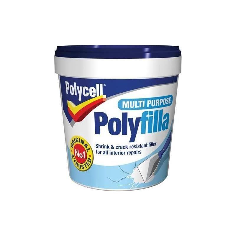 Polycell Multipurpose Polyfilla Ready Mixed 1kg Polycell - RockBottom Nothampton