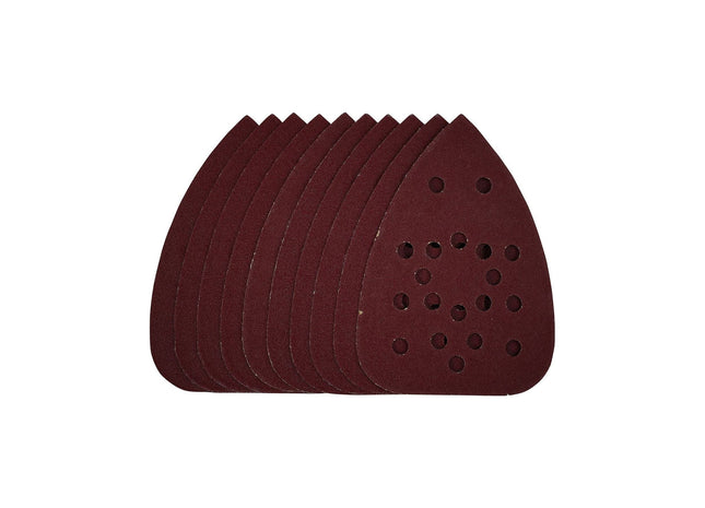 Draper Detail Sanding Sheets with Hook and Loop, 140mm, 120 Grit, SSD3 (Pack of Draper - Town Tools 