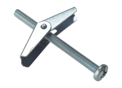 Forgefix Plasterboard Spring Toggle M6 x 50mm Bag 10 ForgeFix - RockBottom Northampton