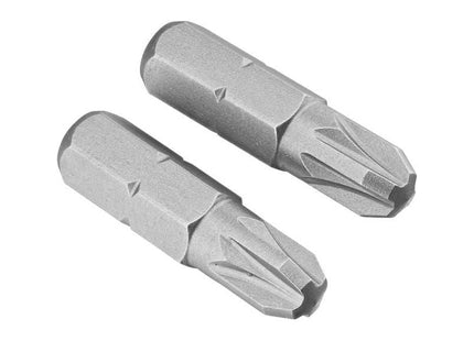 Irwin® Pozidriv Insert Bits PZ3 25mm (Pack 2) IRWIN® - RockBottom Northampton