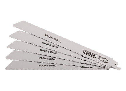 Draper Bi-metal Reciprocating Saw Blades for Multi-Purpose Cutting, 225mm, 10tpi Draper - Town Tools 