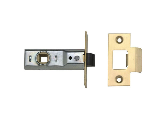 Yale Locks M888 Tubular Mortice Latch 76mm 3in Polished Brass Pack of 1 Yale Locks - RockBottom Northampton