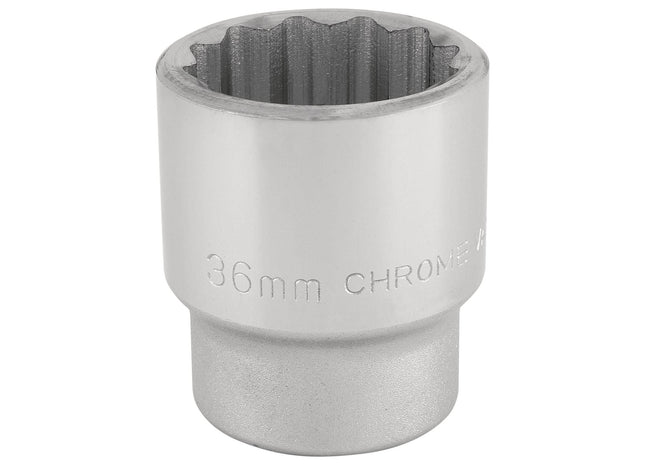 Draper 12 Point Socket, 3/4" Sq. Dr., 36mm 16701 Draper - Town Tools 