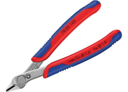 Knipex Electronic Super Knips® Multi-Component Grip 125mm Knipex - RockBottom Northampton