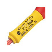Stanley® Hand Tools FatMax® VDE Insulated Screwdriver Parallel Tip 3.5 x 75mm STANLEY® Hand Tools - RockBottom Nothampton