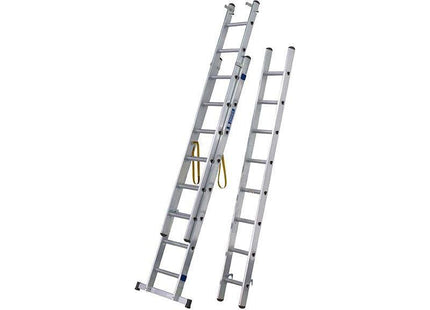 Zarges D-Rung Combination Ladder 3-Part 3 x 8 Rungs Zarges - RockBottom Northampton