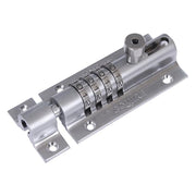 Squire CombiBolt 4 Re-Codable Locking Bolt Chrome 120mm Squire - RockBottom Nothampton