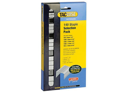 Tacwise 140 Heavy-Duty Staples (Type T50 G) Selection (Pack 4400) Tacwise - RockBottom Northampton