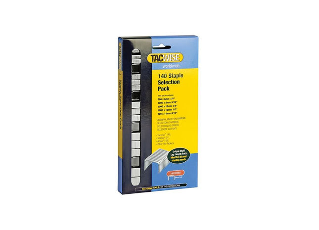 Tacwise 140 Heavy-Duty Staples (Type T50 G) Selection (Pack 4400) Tacwise - RockBottom Northampton
