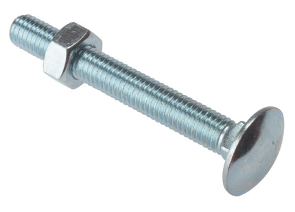 Carriage Bolt ZP M12x240 5 Per Bag (D30)