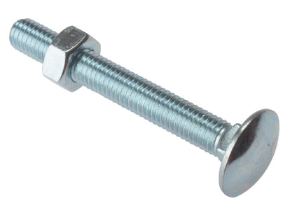 Carriage Bolt ZP M12x240 5 Per Bag (D30)