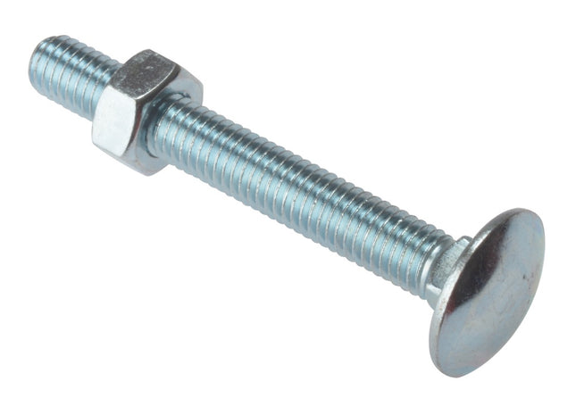 Carriage Bolt ZP M12x240 5 Per Bag (D30)