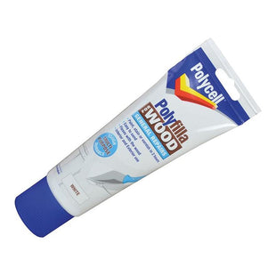 Polycell Polyfilla for Wood General Repairs White Tube 330g Polycell - RockBottom Nothampton