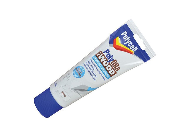 Polycell Polyfilla for Wood General Repairs White Tube 330g Polycell - RockBottom Nothampton
