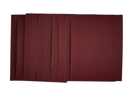 Draper 1/4 Sanding Sheets, 115 x 150mm, 240 Grit (Pack of 10) 54806 Draper - Town Tools 