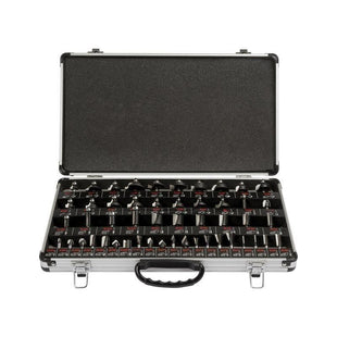 Trend 1/4in TCT Router Bit Starter Set, 50 Piece Trend - RockBottom Northampton