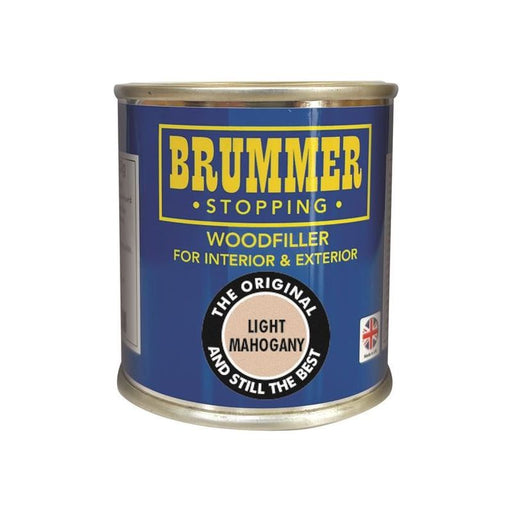 Brummer® Wood Filler Light Mahogany 250g Brummer® - RockBottom Northampton