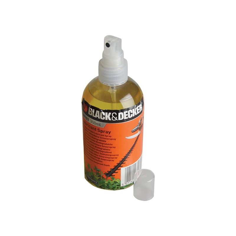 Black + Decker A6102 Hedge Trimmer Oil Spray 300ml BLACK + DECKER - RockBottom Northampton
