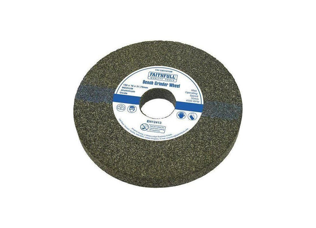 Faithfull General Purpose Grinding Wheel 150 x 16mm Medium Alox Faithfull - RockBottom Northampton