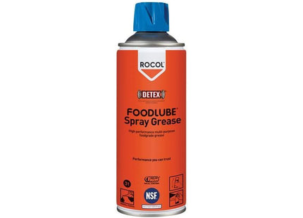 Rocol FOODLUBE® Spray Grease 400ml ROCOL - RockBottom Nothampton