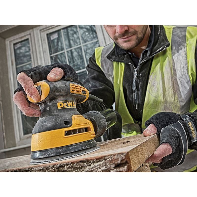 Dewalt Power Tools DWE6423 Random Orbital Sander 125mm 280W 240V DeWALT Power Tools - RockBottom Northampton