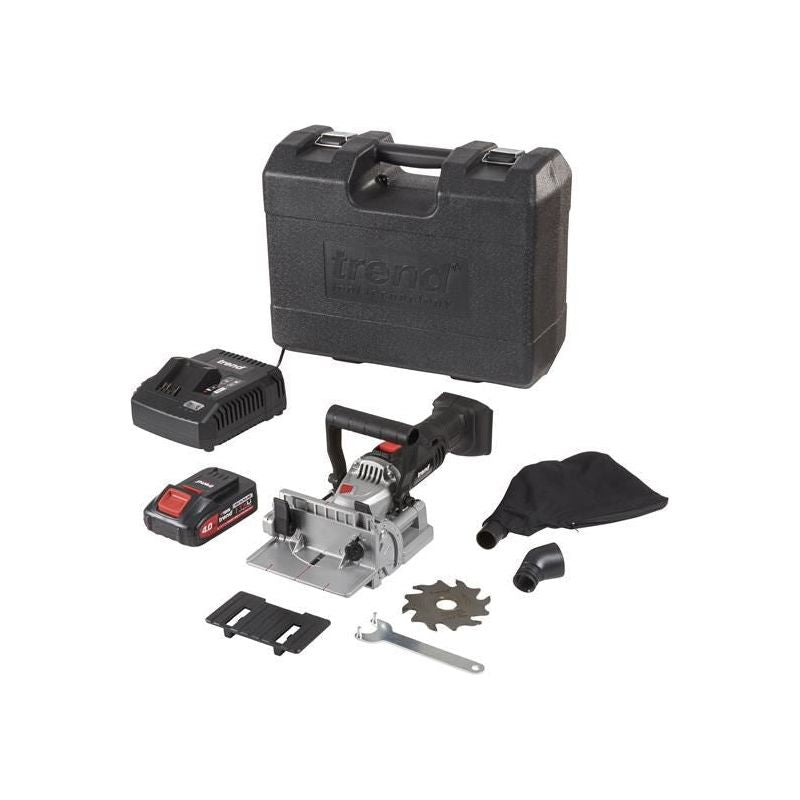 Trend T18S/BJK1 Biscuit Jointer 18V 1 x 4.0Ah Li-ion Trend - RockBottom Northampton