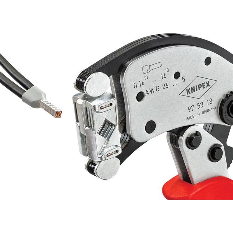 Knipex Twistor16® Self-Adjusting Crimping Pliers 200mm Knipex - RockBottom Northampton