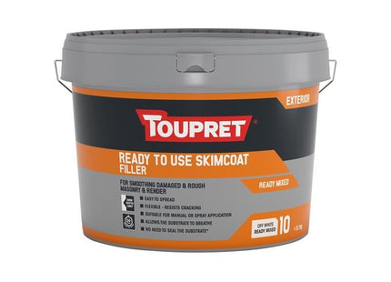 Toupret Ready to use Skimcoat Filler 10kg Toupret - RockBottom Northampton