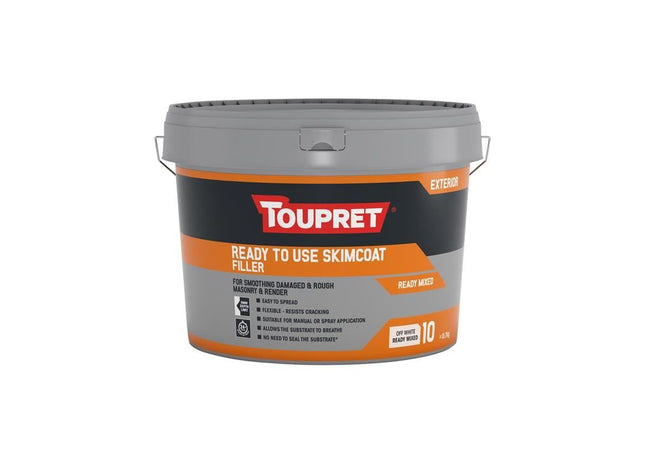 Toupret Ready to use Skimcoat Filler 10kg Toupret - RockBottom Northampton