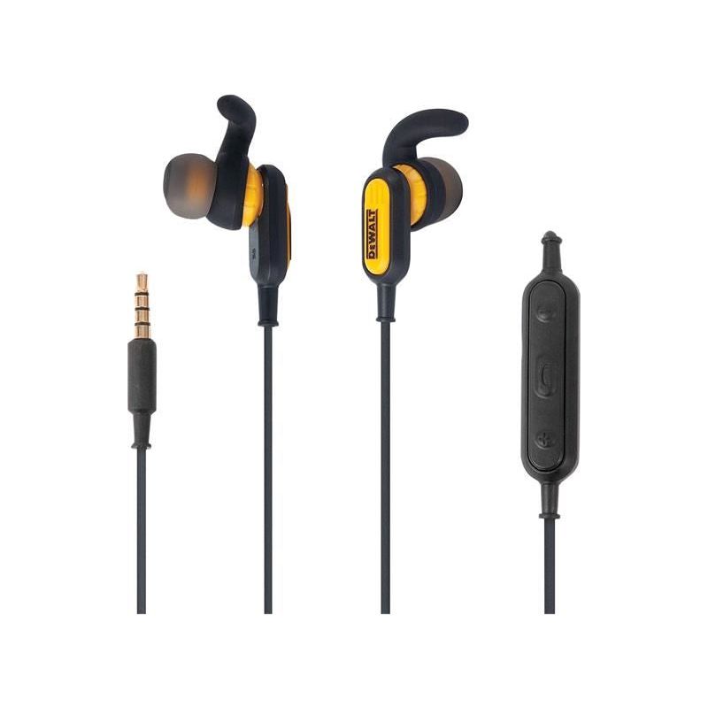Dewalt Telecoms Jobsite Wired Earphones DEWALT Telecoms - RockBottom Northampton